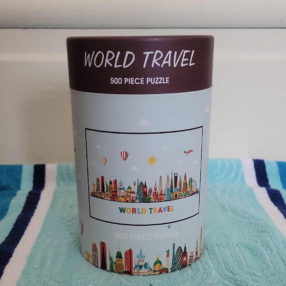 World Travel 500 Piece Puzzle